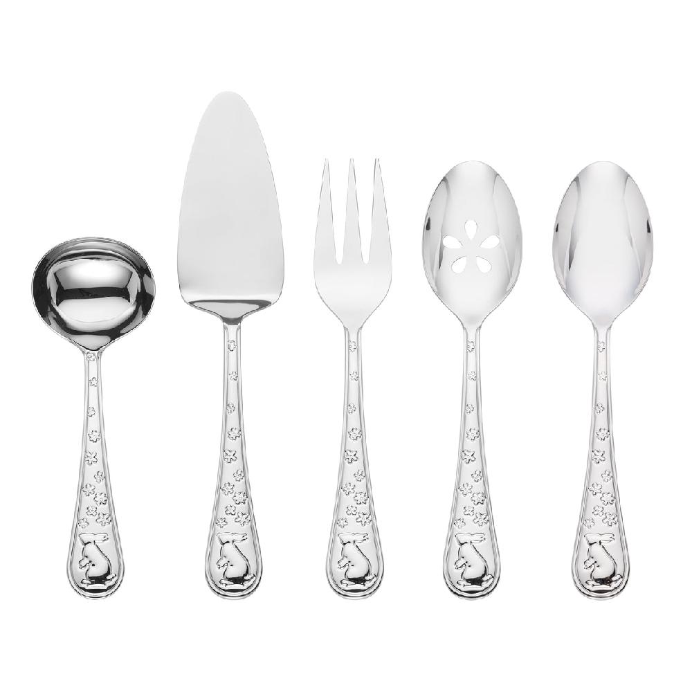 cambridge silversmiths Bunny Hop 5-Piece Hostess Set