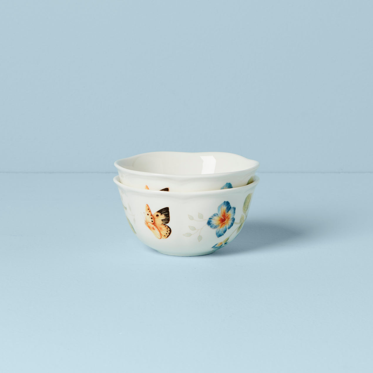 Cambridge Silversmiths Butterfly Meadow 2-Piece Dessert Bowl Set