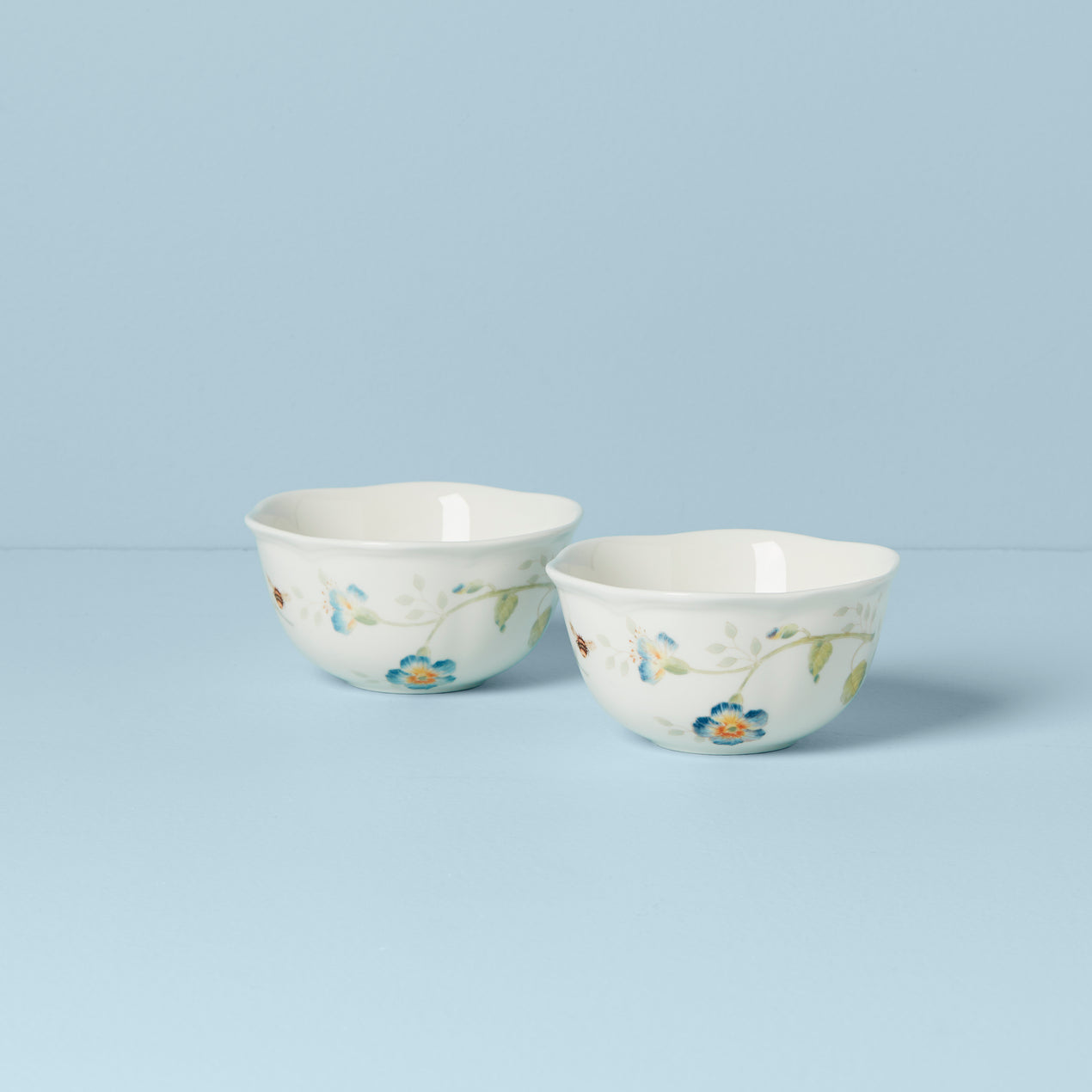 Cambridge Silversmiths Butterfly Meadow 2-Piece Dessert Bowl Set