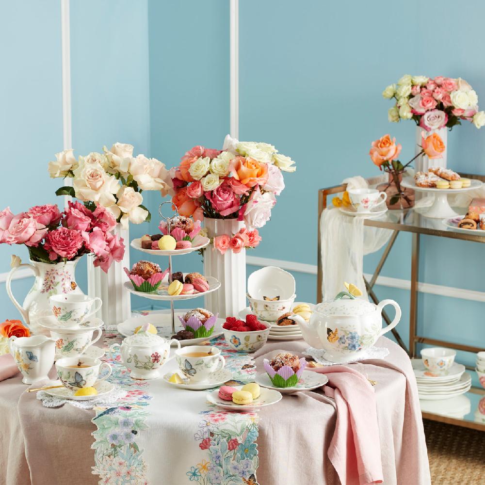 Cambridge Silversmiths Butterfly Meadow 28-Piece Dinnerware Set