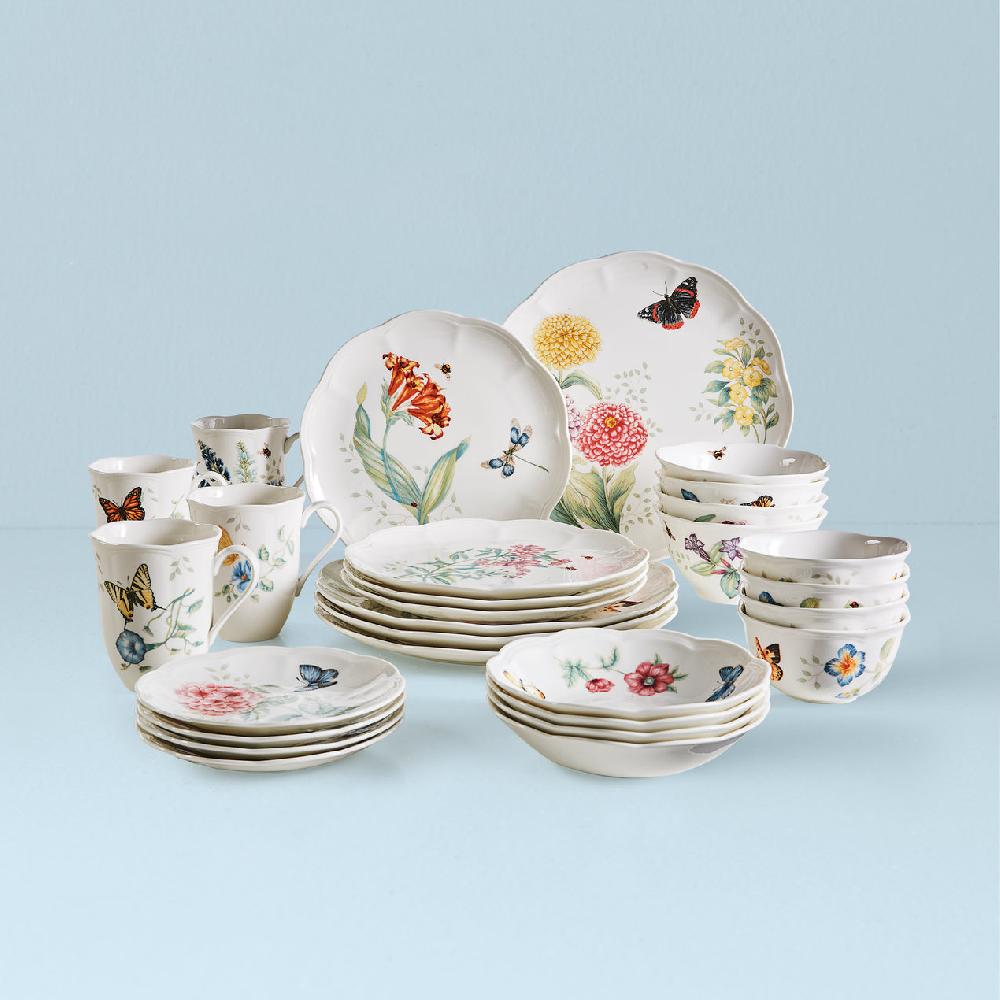 cambridge silversmiths Butterfly Meadow 28-Piece Dinnerware Set