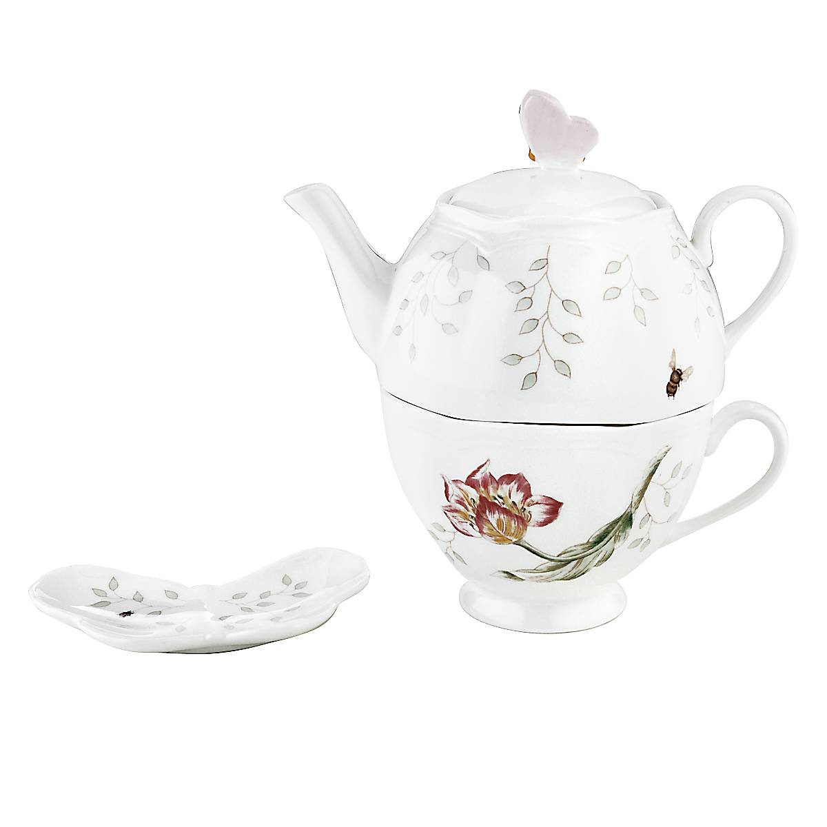Cambridge Silversmiths Butterfly Meadow 3-Piece Tea Set