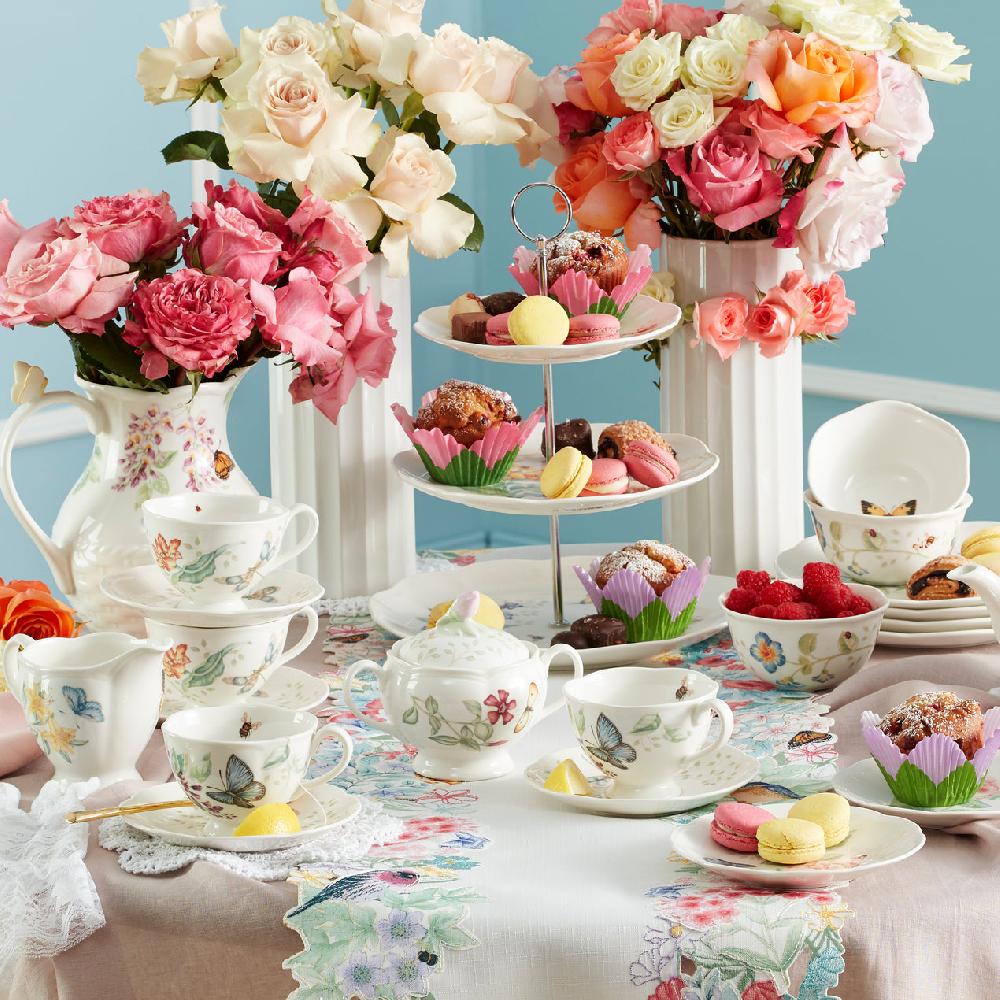 Cambridge Silversmiths Butterfly Meadow 3-Tiered Server