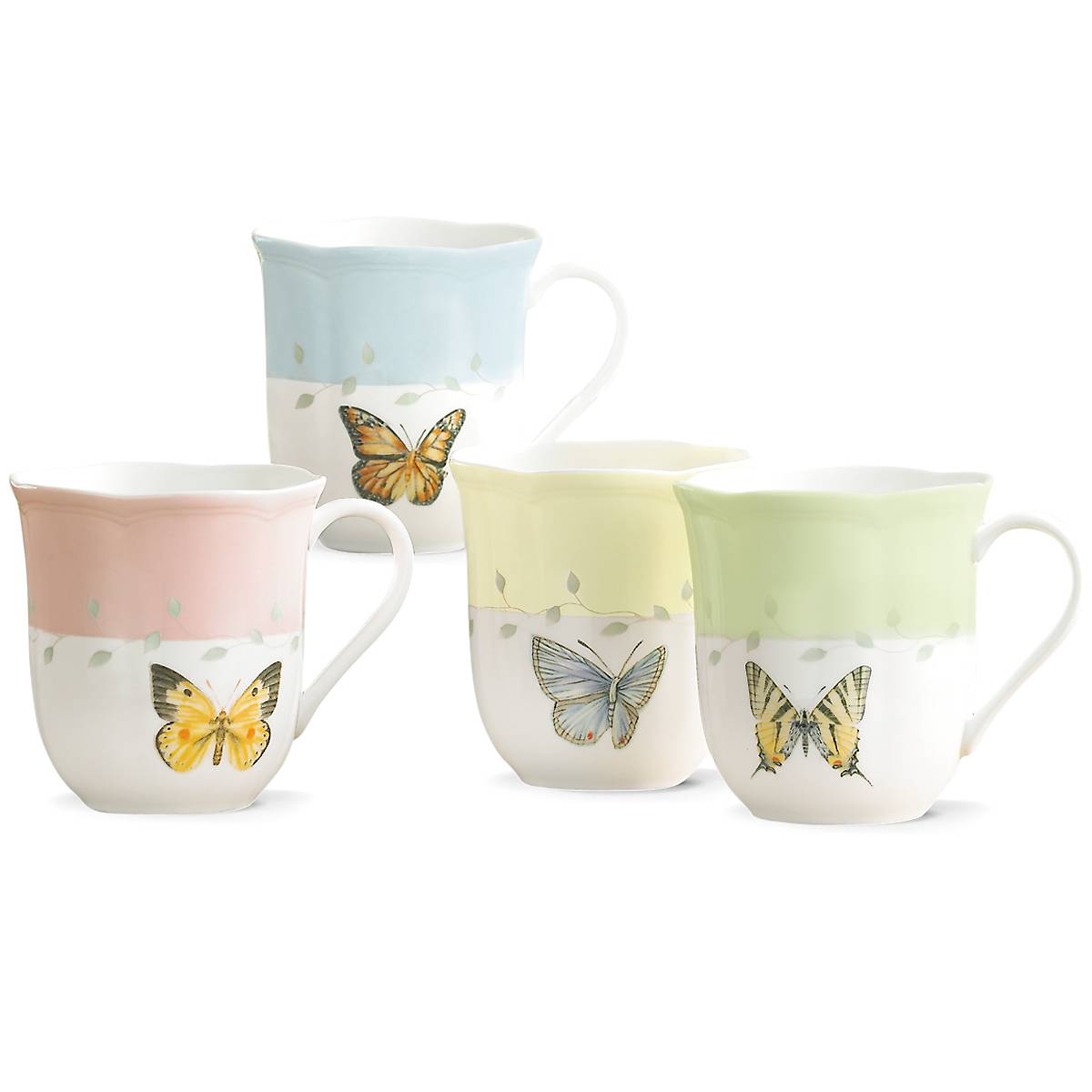 Cambridge Silversmiths Butterfly Meadow 4-piece Mug Set