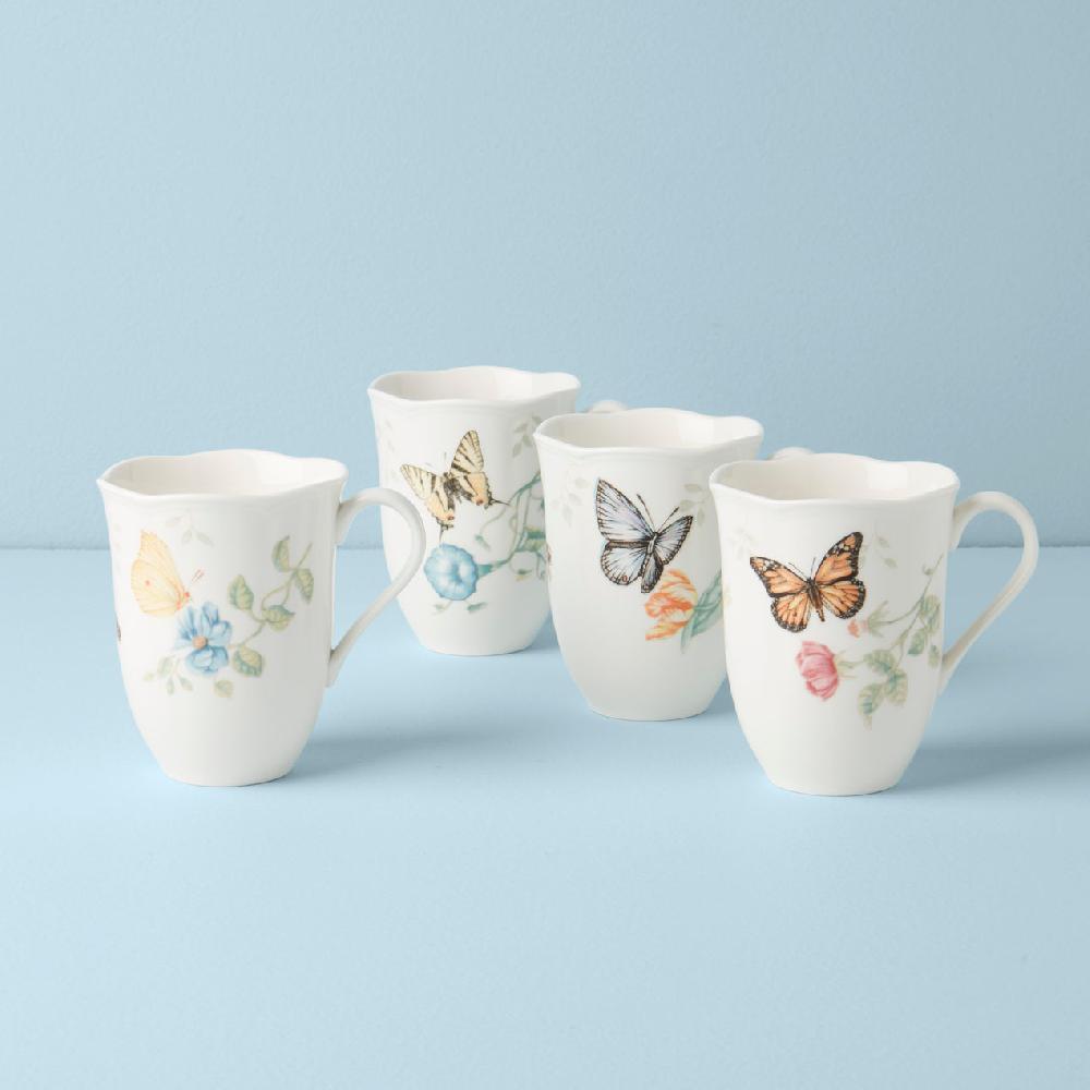 cambridge silversmiths Butterfly Meadow 4-Piece Mug Set