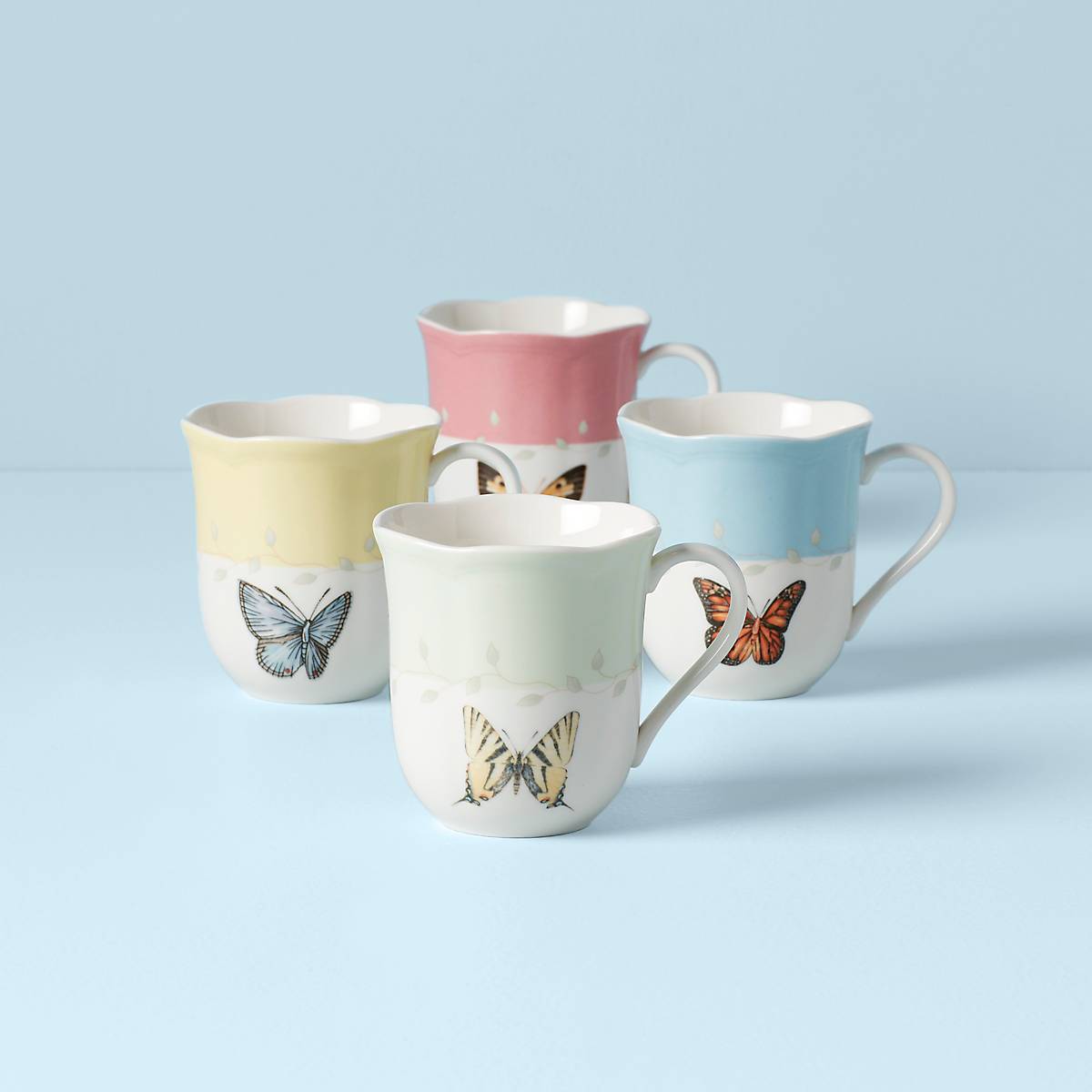 cambridge silversmiths Butterfly Meadow 4-piece Mug Set