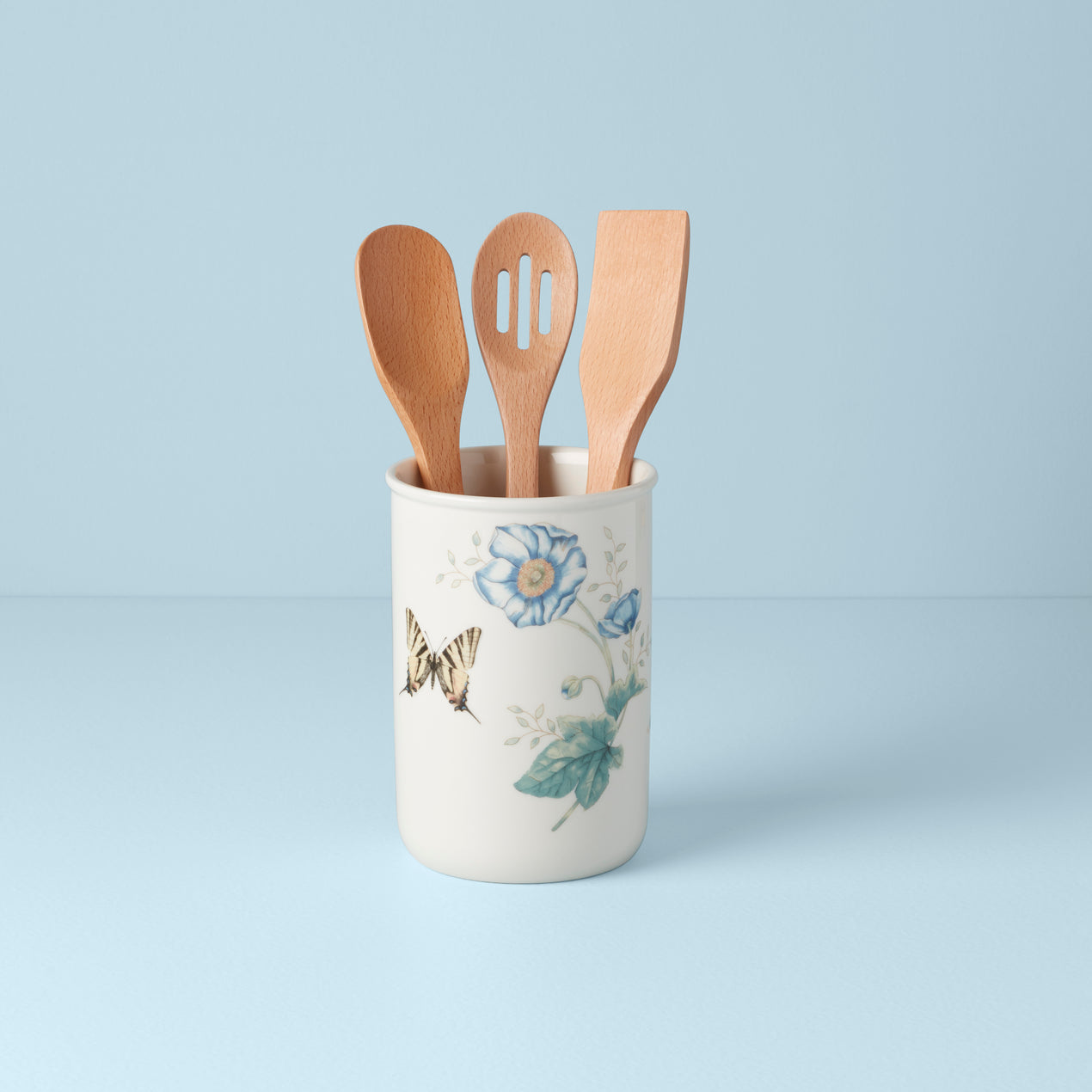 Cambridge Silversmiths Butterfly Meadow 4-Piece Utensil Holder Set