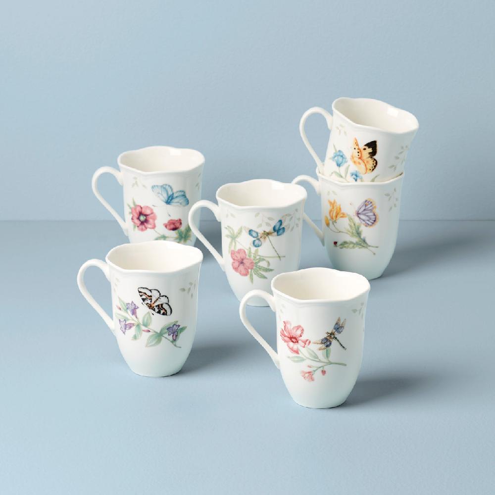 Cambridge Silversmiths Butterfly Meadow 6-Piece Mug Set