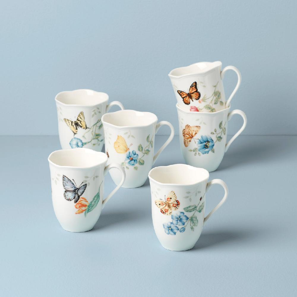 cambridge silversmiths Butterfly Meadow 6-Piece Mug Set
