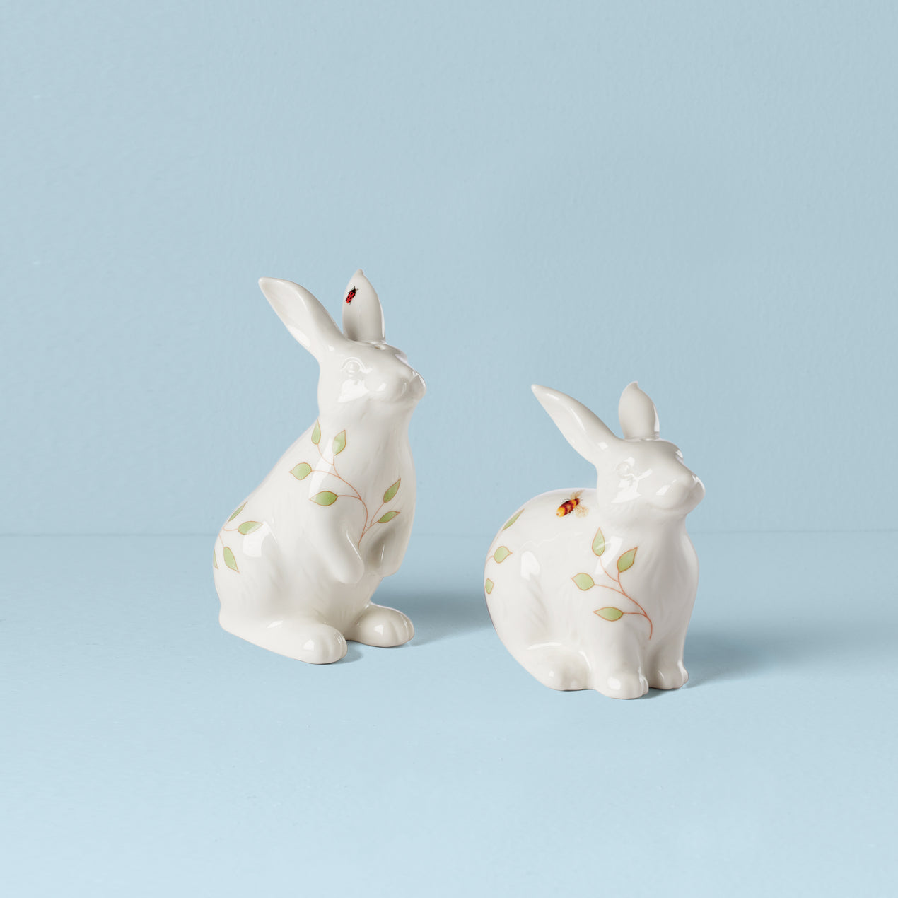 cambridge silversmiths Butterfly Meadow Bunny Salt & Pepper