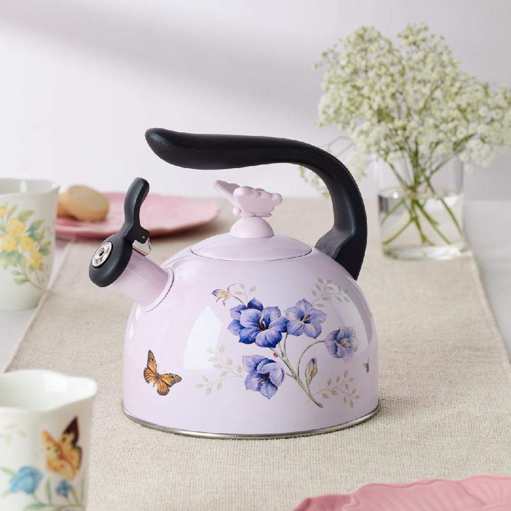 Cambridge Silversmiths Butterfly Meadow Colors Tea Kettle