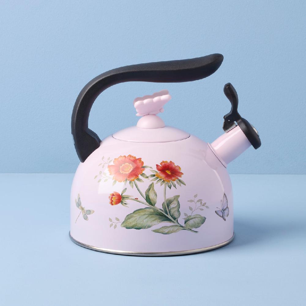 cambridge silversmiths Butterfly Meadow Colors Tea Kettle