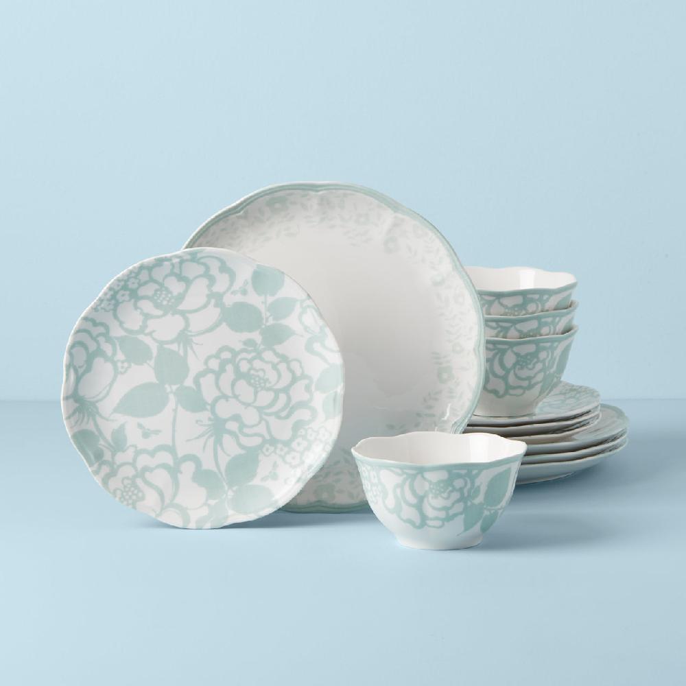 cambridge silversmiths Butterfly Meadow Cottage 12-Piece Dinnerware Set