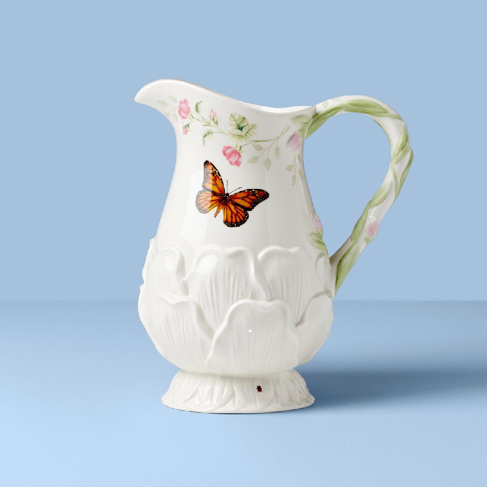 cambridge silversmiths Butterfly Meadow Floral Pitcher