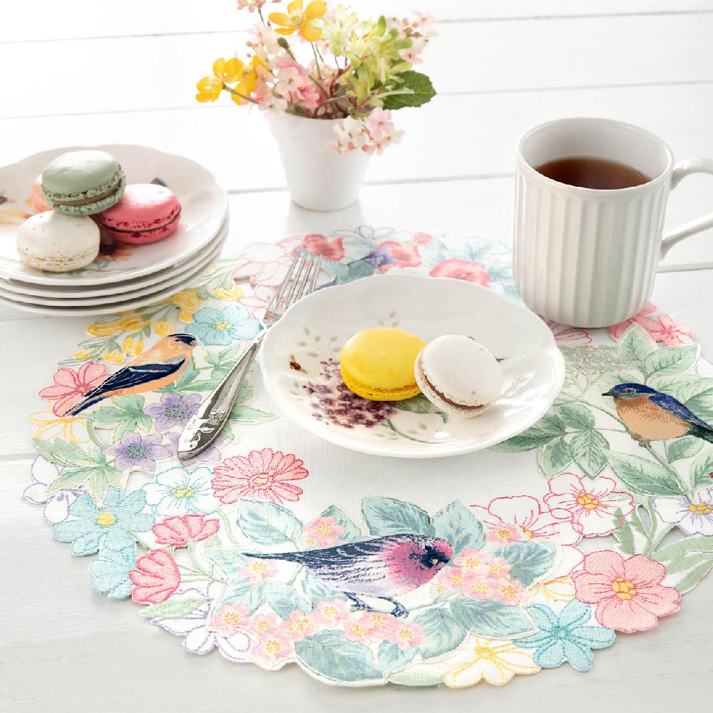 Cambridge Silversmiths Butterfly Meadow Flutter Round Placemat