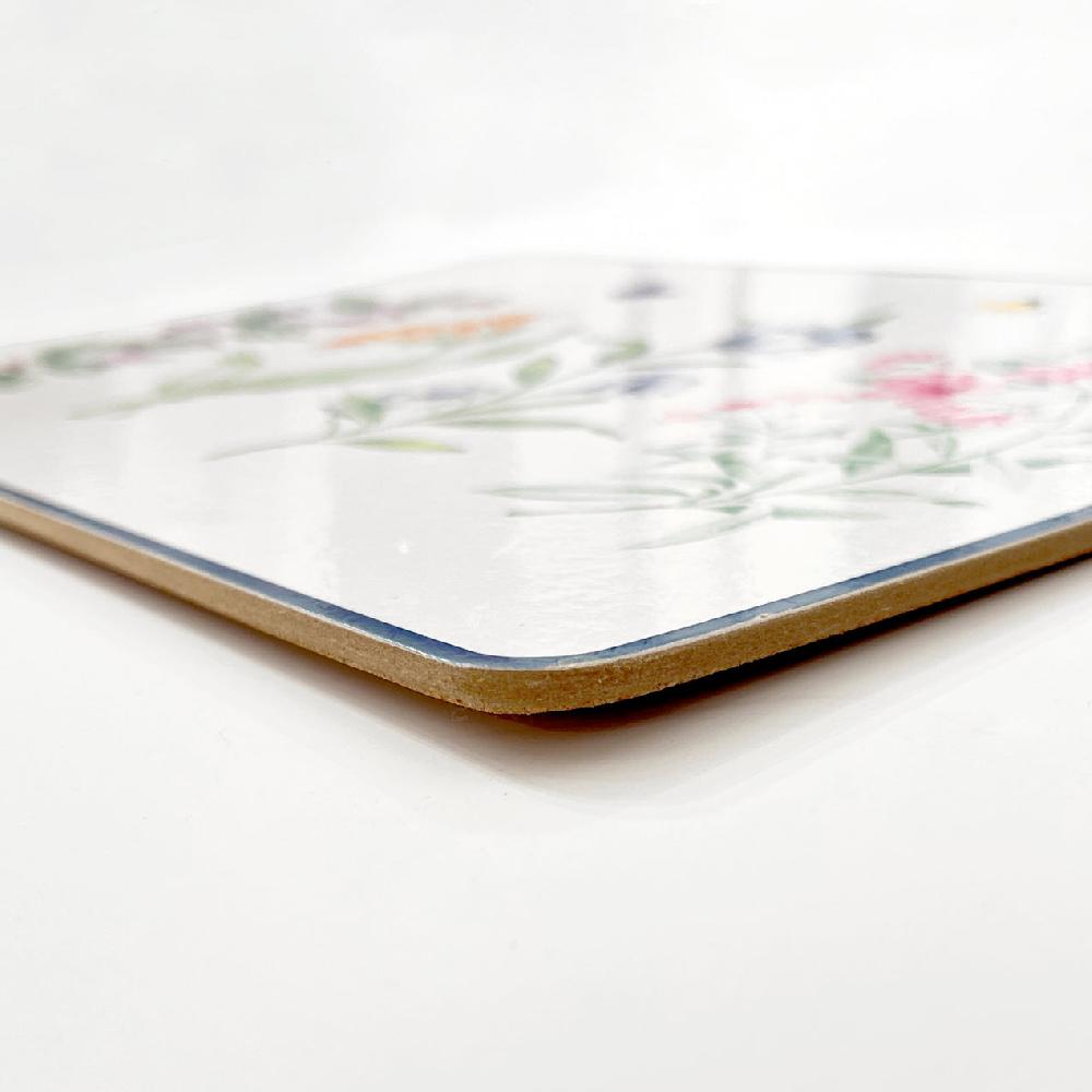 Cambridge Silversmiths Butterfly Meadow Garden Corkback Placemats Set Of 4