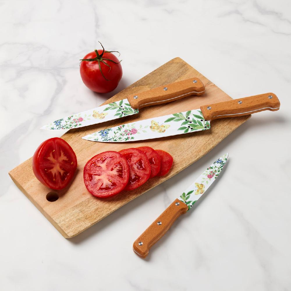 Cambridge Silversmiths Butterfly Meadow Herbs 4-Piece Cutlery Set