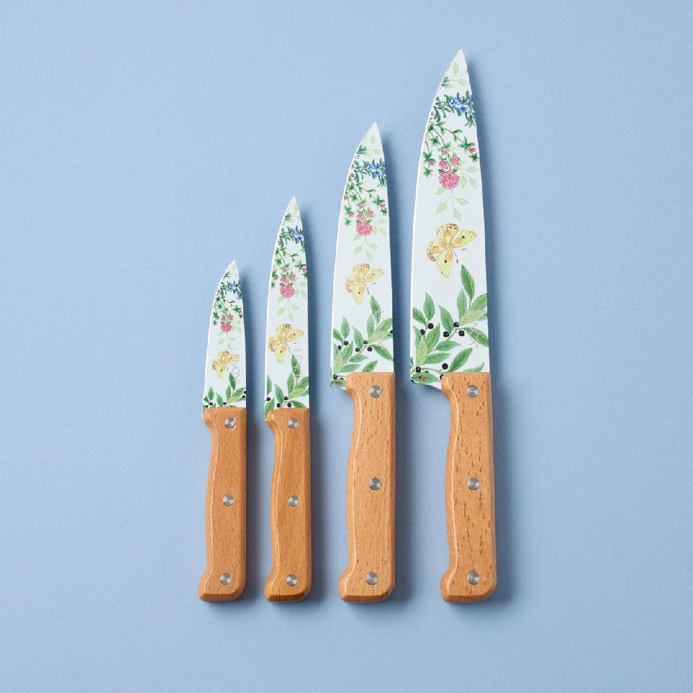 cambridge silversmiths Butterfly Meadow Herbs 4-Piece Cutlery Set