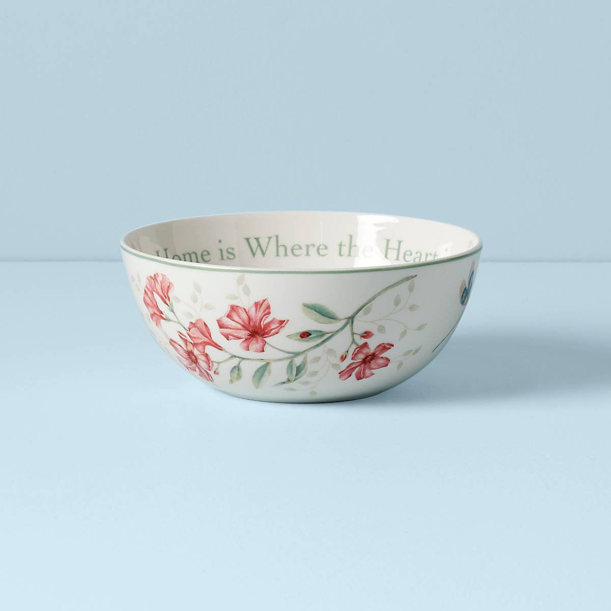 Cambridge Silversmiths Butterfly Meadow "Home Is Where The Heart Is" Bowl