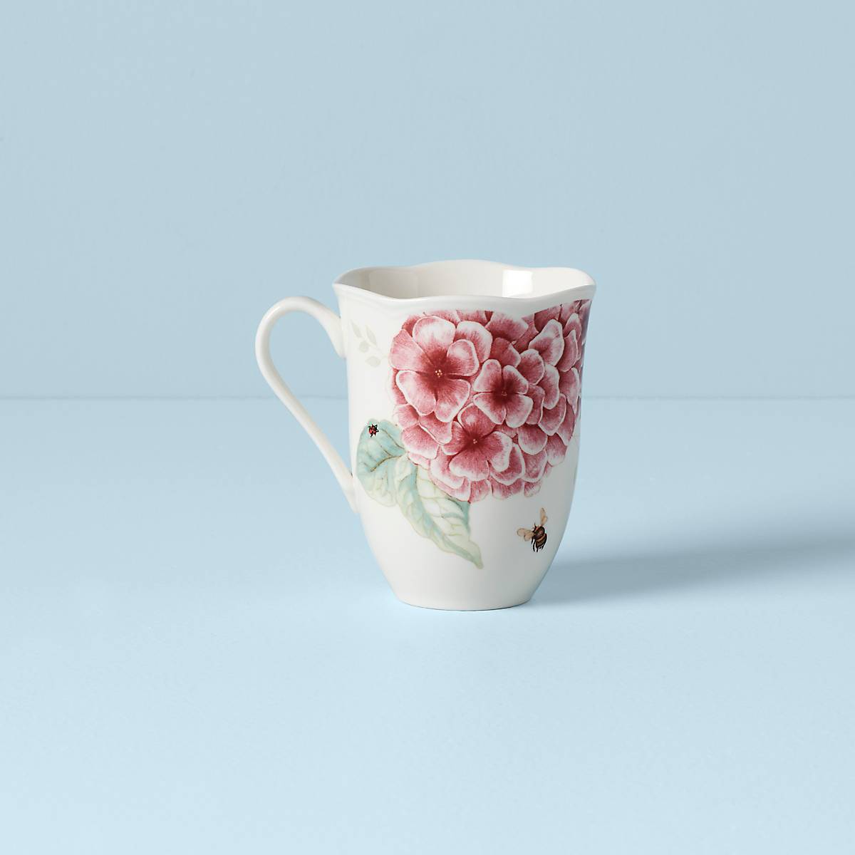 Cambridge Silversmiths Butterfly Meadow Hydrangea Mug