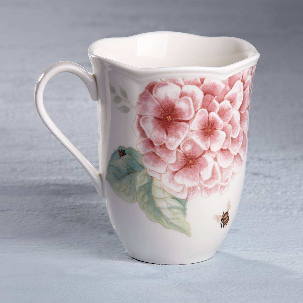 Cambridge Silversmiths Butterfly Meadow Hydrangea Mug