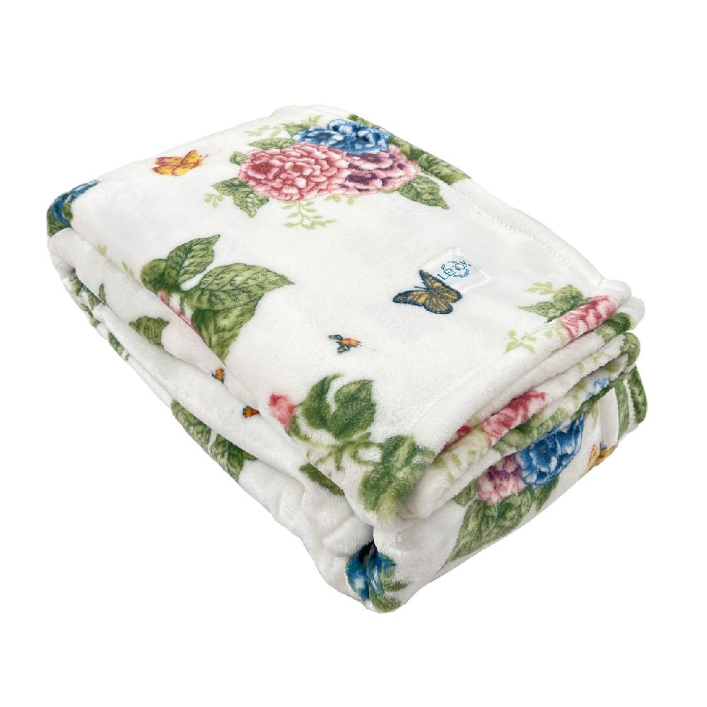 cambridge silversmiths Butterfly Meadow Hydrangea Throw Blanket