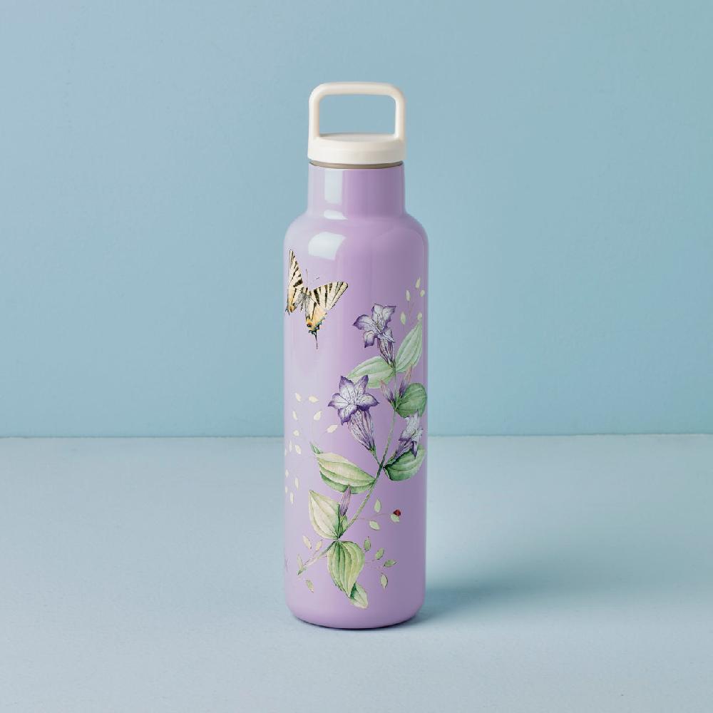cambridge silversmiths Butterfly Meadow Lavender Insulated Water Bottle
