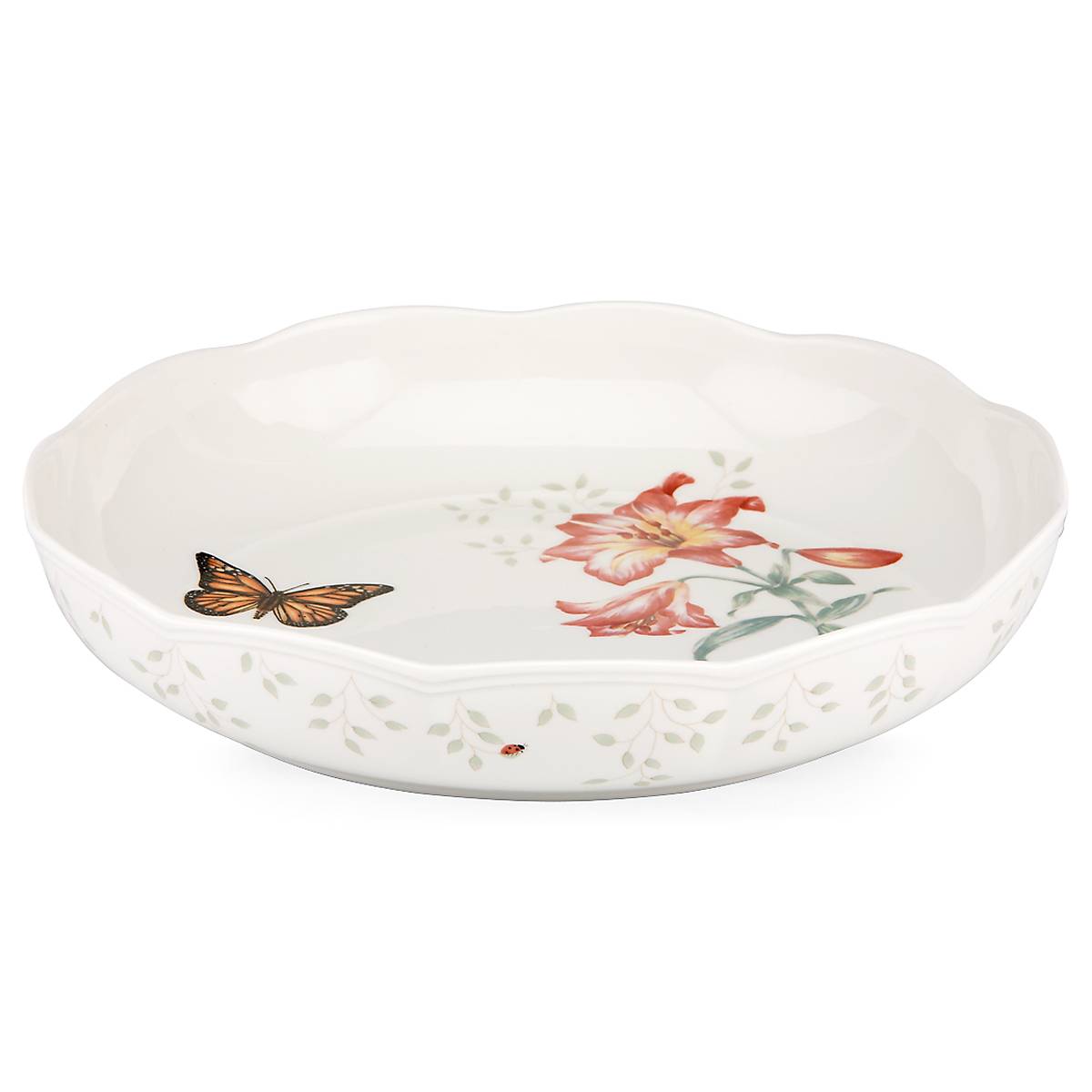 Cambridge Silversmiths Butterfly Meadow Low Serving Bowl
