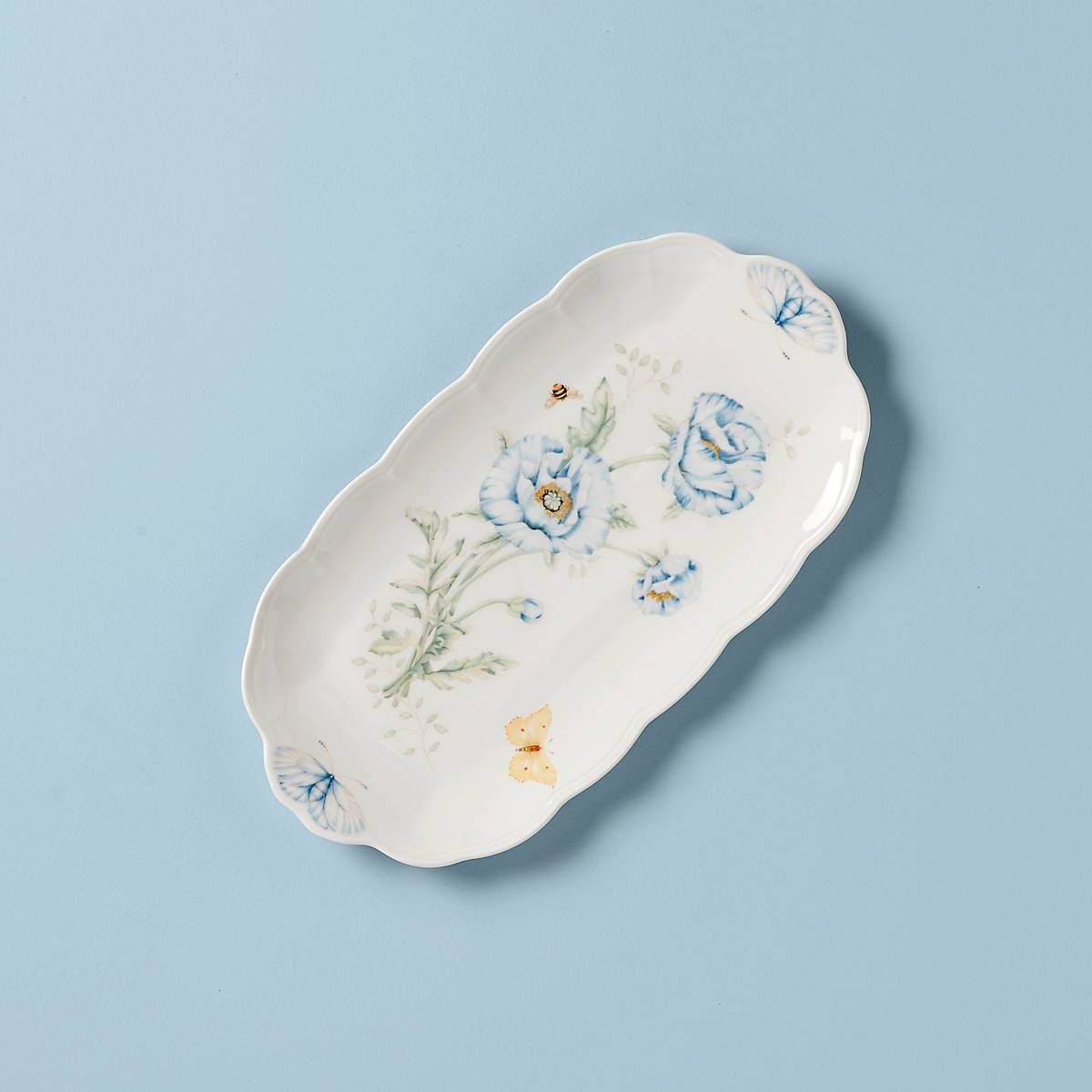 cambridge silversmiths Butterfly Meadow Oblong Sandwich Tray