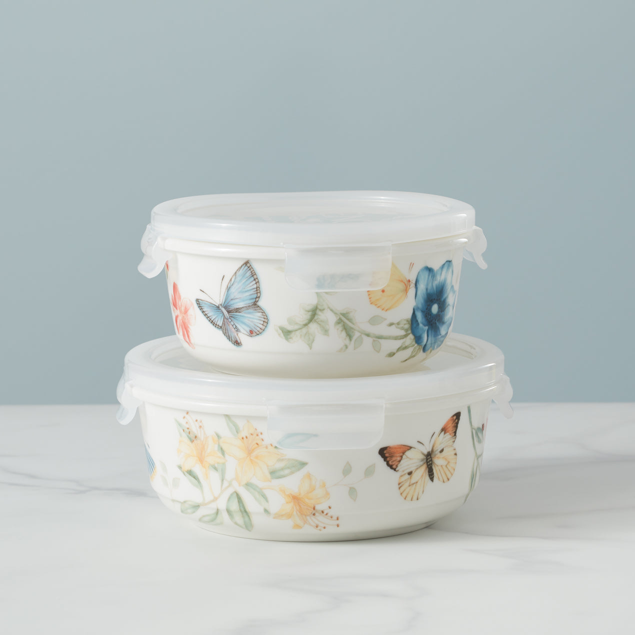 Cambridge Silversmiths Butterfly Meadow Small Round Food Storage Container