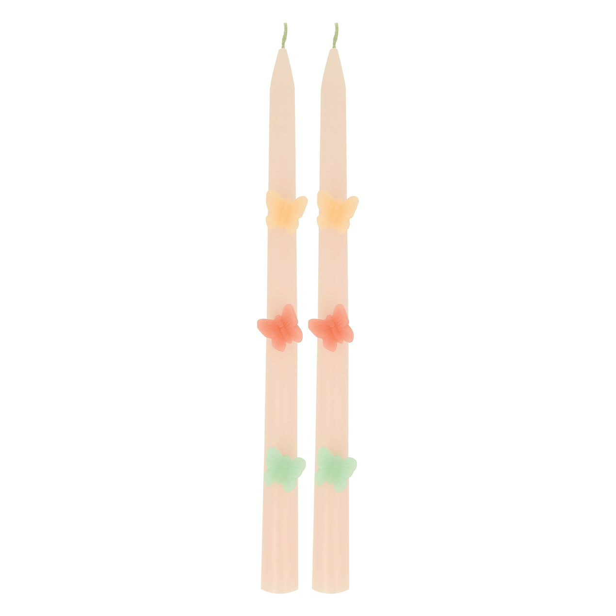 cambridge silversmiths Butterfly Taper Candles 2 pc Set