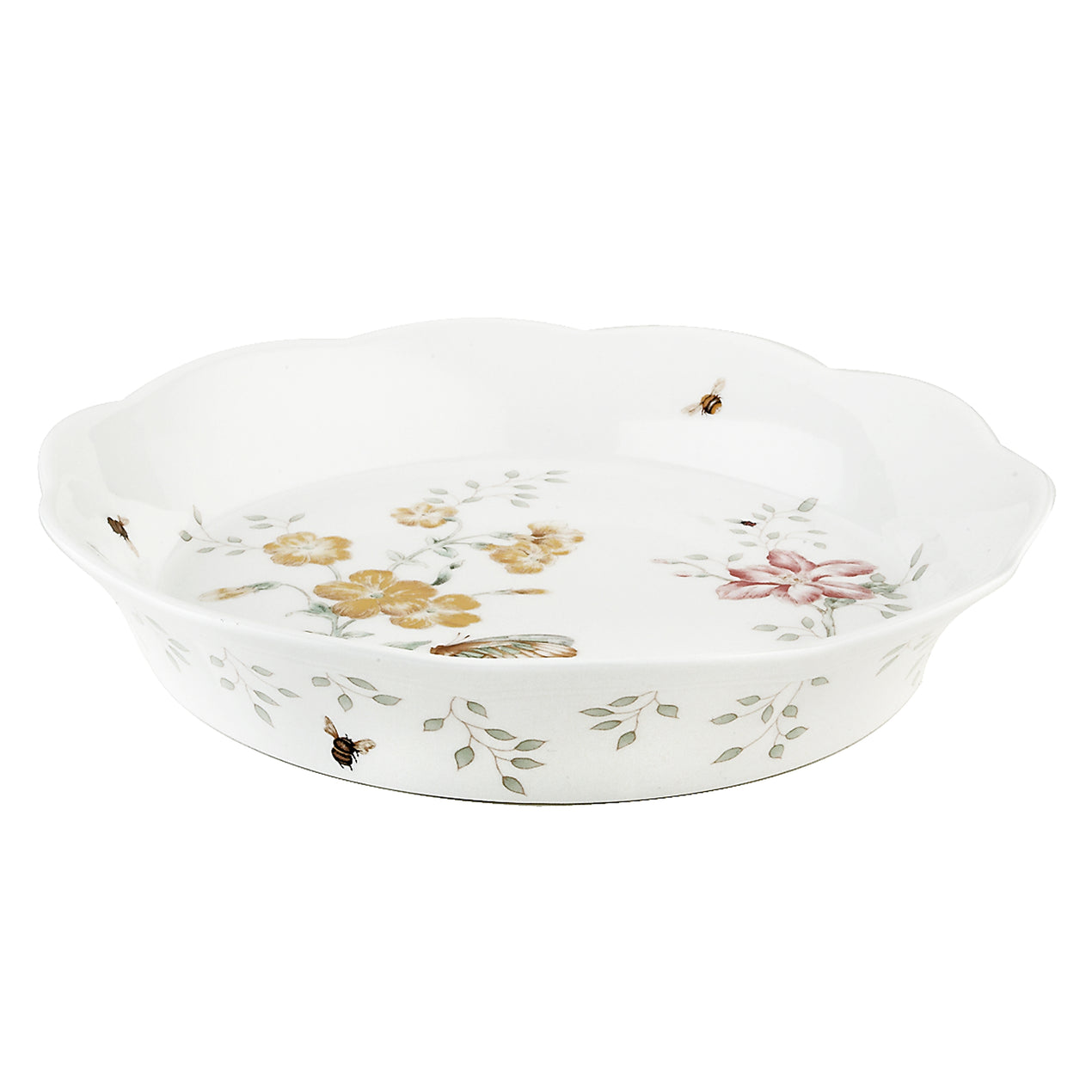 cambridge silversmiths Butterfly Meadow Pie Dish