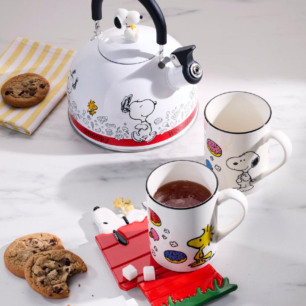 Cambridge Silversmiths Chef Snoopy Mugs Set Of 4