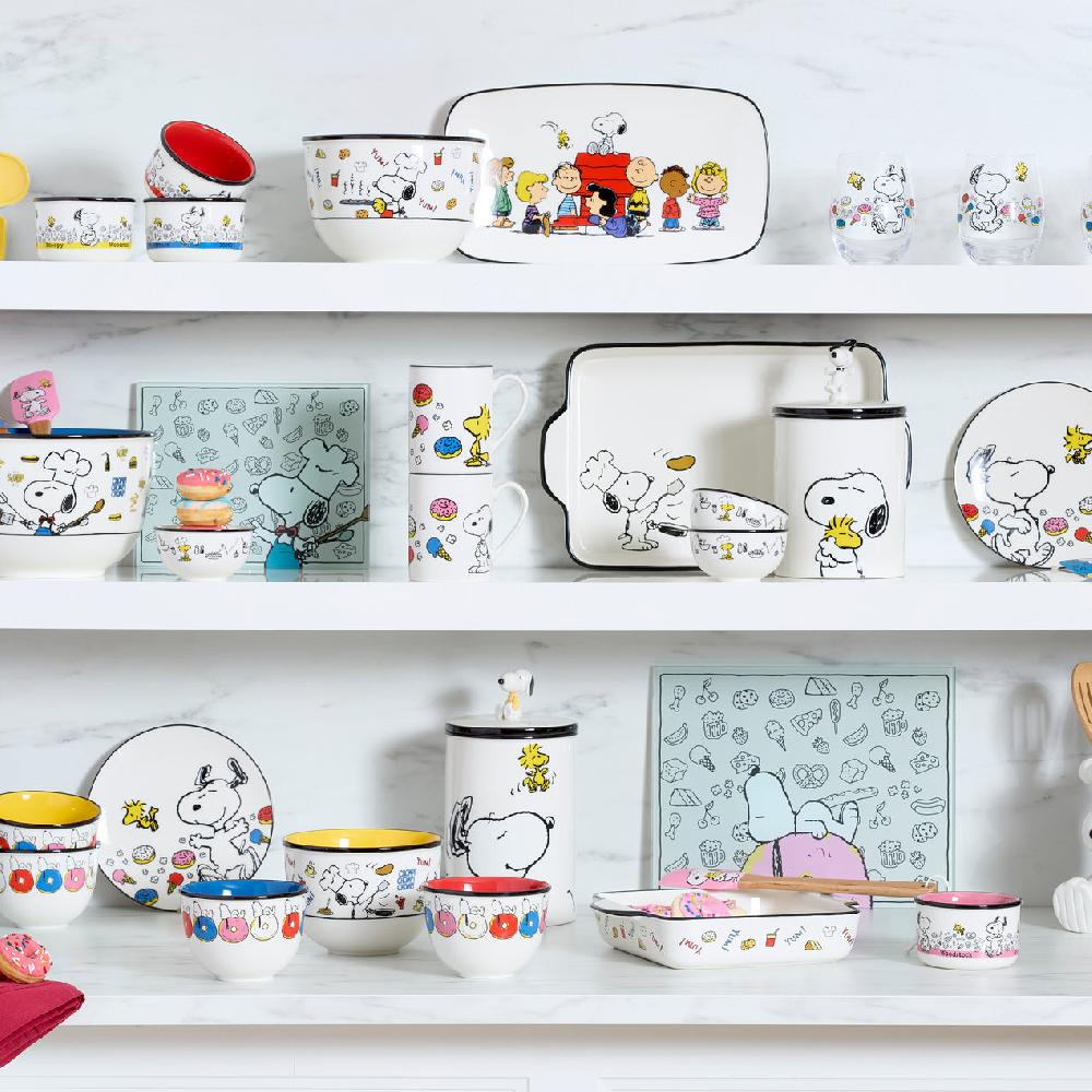 Cambridge Silversmiths Chef Snoopy Mugs Set Of 4