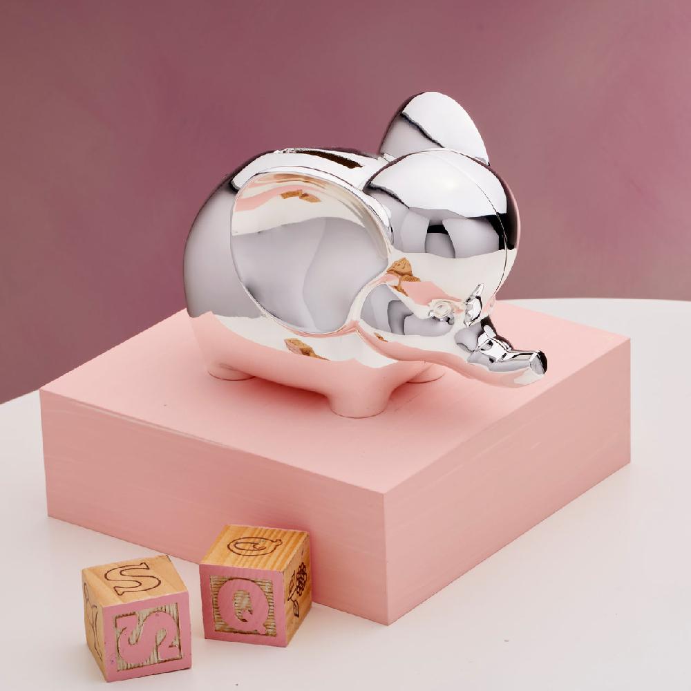 Cambridge Silversmiths Elephant Coin Bank