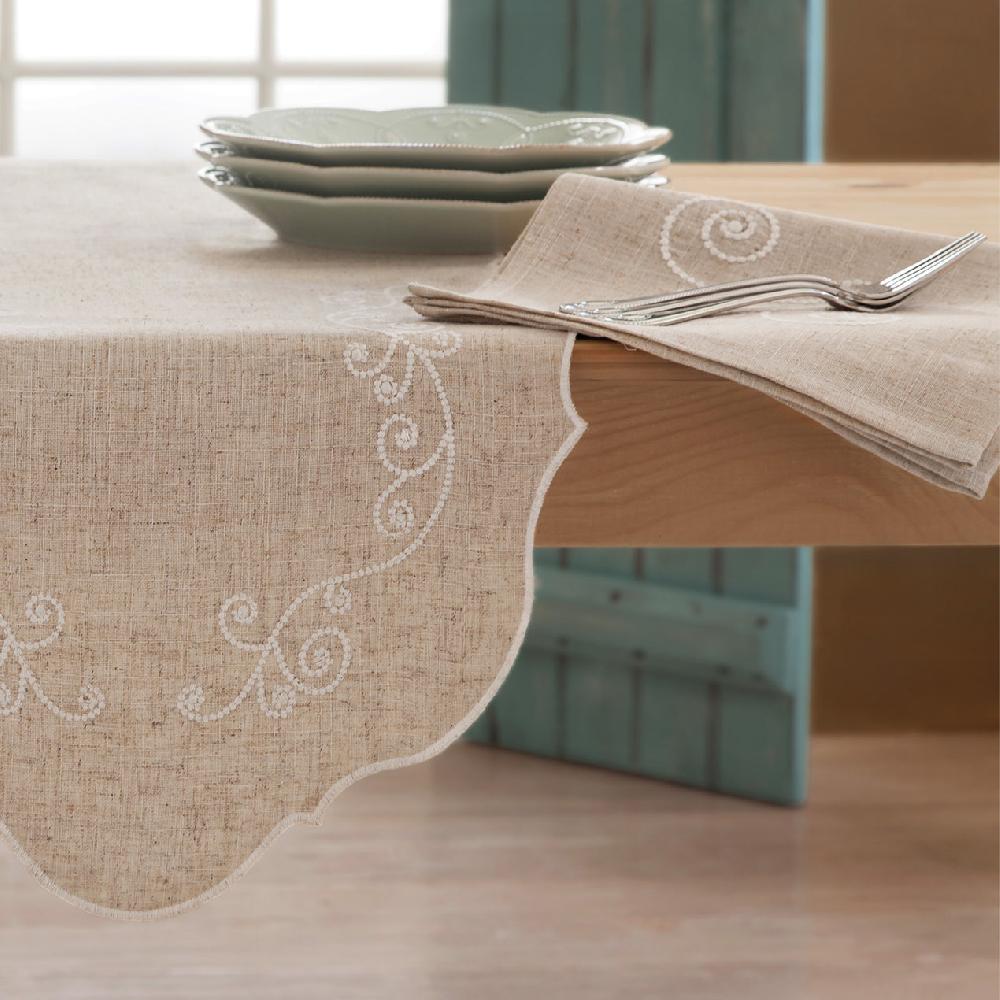 Cambridge Silversmiths French Perle Linen Placemat