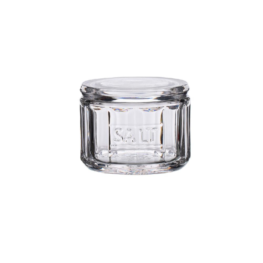 cambridge silversmiths Glass Salt Pot With Scoop