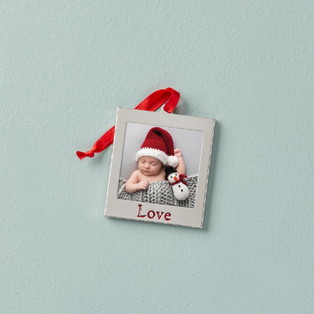 cambridge silversmiths Love Photo Ornament