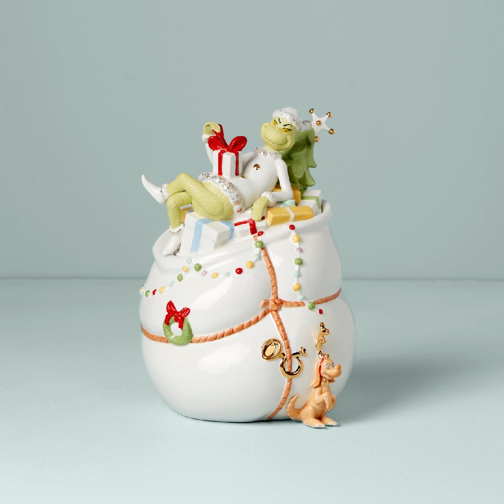 cambridge silversmiths Merry Grinchmas Cookie Jar