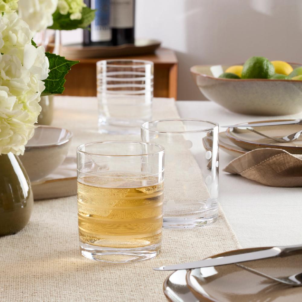 Cambridge Silversmiths Mingle DOF Glasses Set Of 4