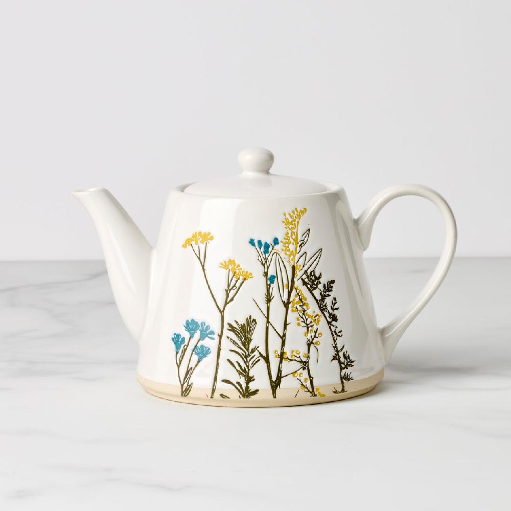 cambridge silversmiths Wildflowers Teapot