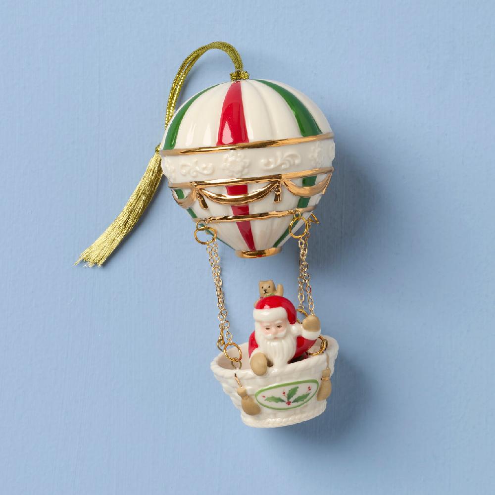 cambridge silversmiths Christmas Hot Air Balloon Ornament