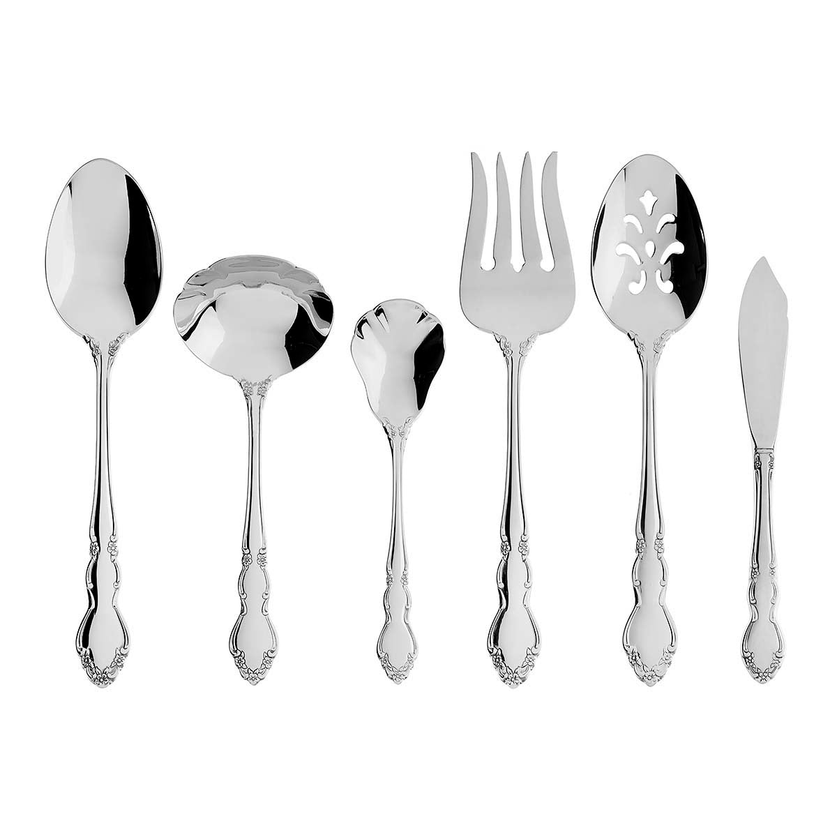 cambridge silversmiths Dover 6 Piece Fine Flatware Serving Set