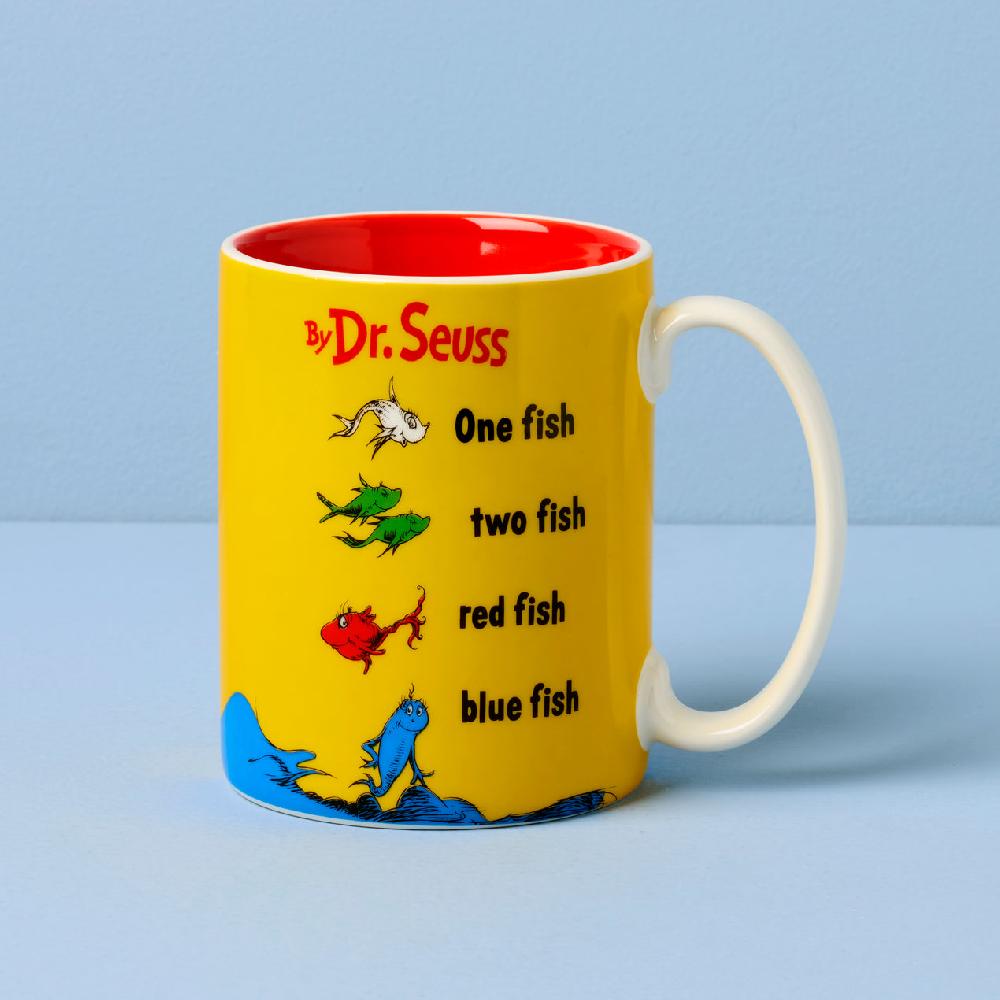 cambridge silversmiths Dr. Seuss' One Fish Two Fish Mug