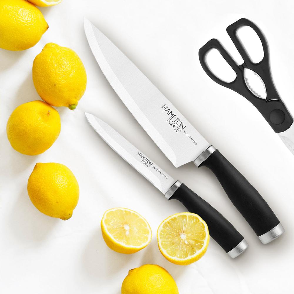 Cambridge Silversmiths Epicure Black 17 Piece Cutlery Set