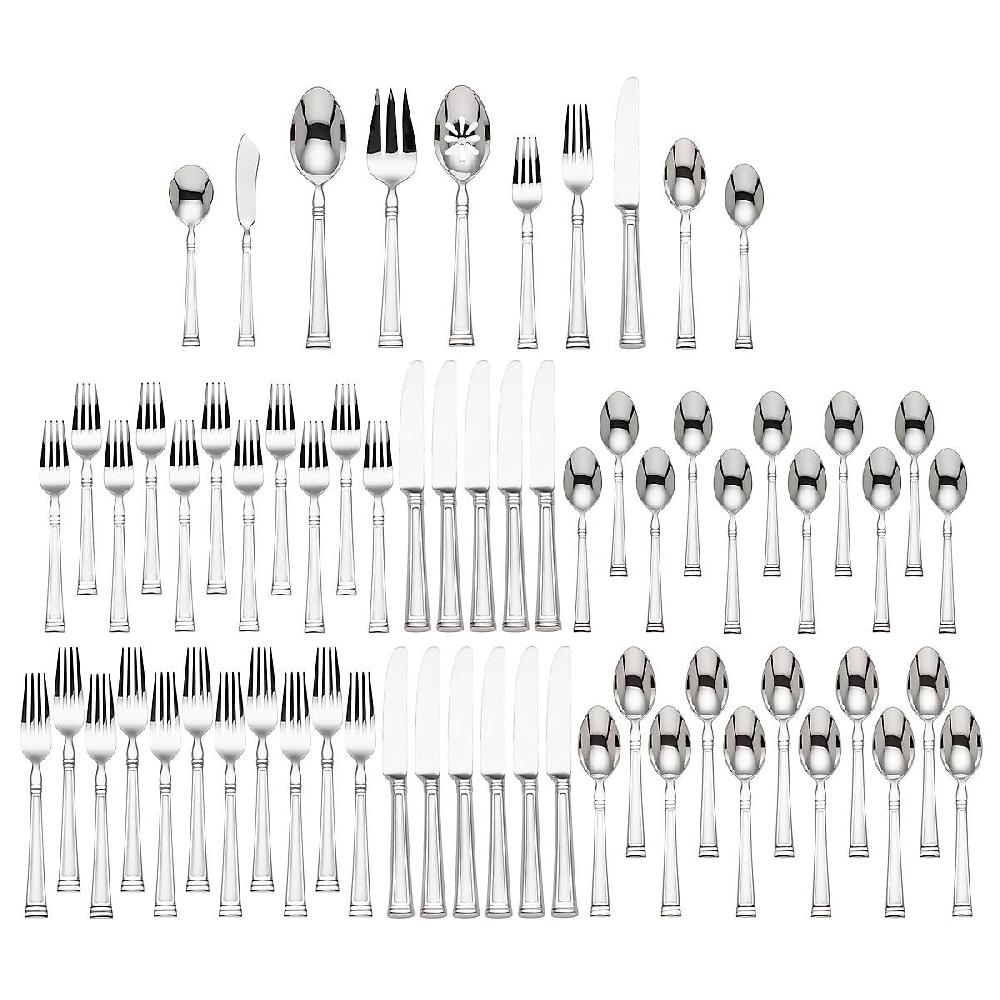 Cambridge Silversmiths Esquire 65-Piece Flatware Set