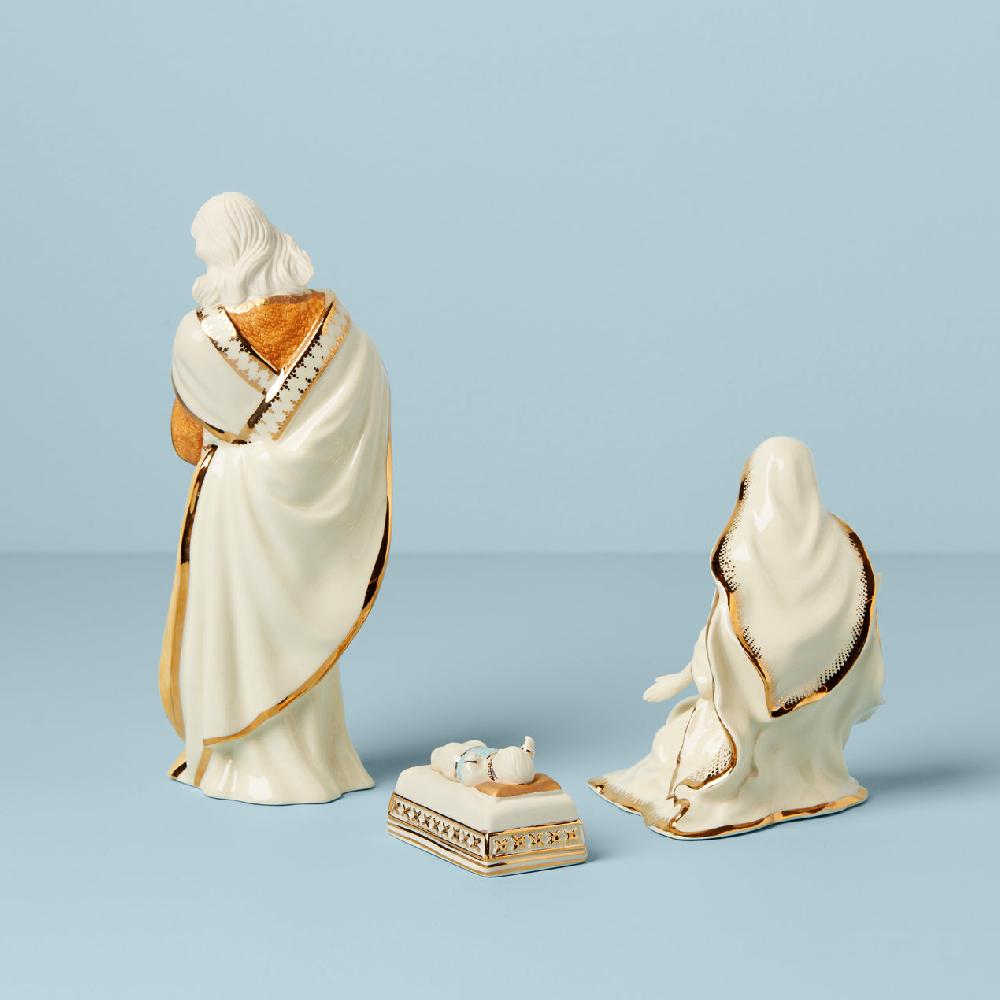 Cambridge Silversmiths First Blessing Nativity 3-Piece Holy Family Figurine Set