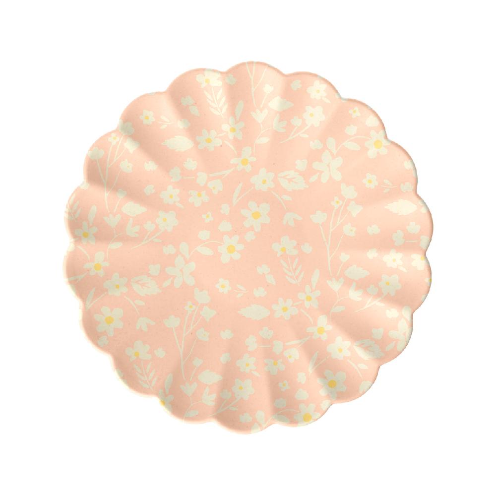 Cambridge Silversmiths Floral Bamboo Small Plates Assorted Set Of 6