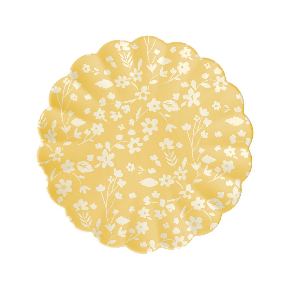 Cambridge Silversmiths Floral Bamboo Small Plates Assorted Set Of 6