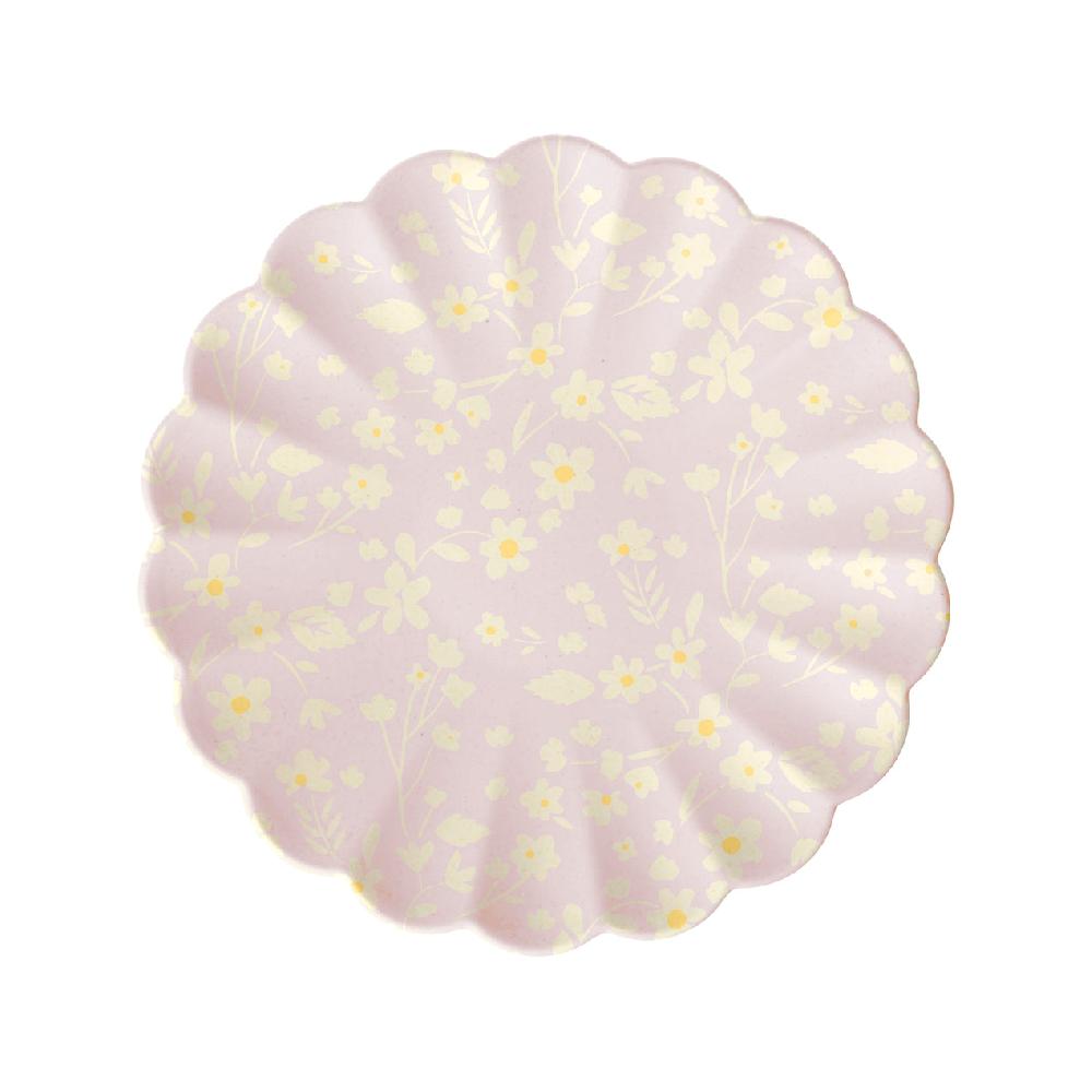 Cambridge Silversmiths Floral Bamboo Small Plates Assorted Set Of 6